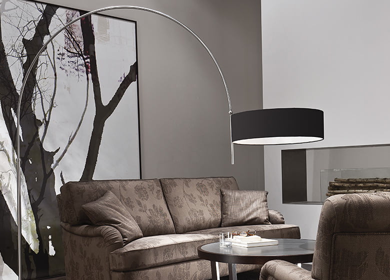 Bielefelder Werkstätten Vloerlamp booglamp Arcus