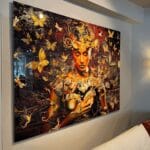 Cobra Art Golden fairytale Wanddecoratie Showroommodel 1