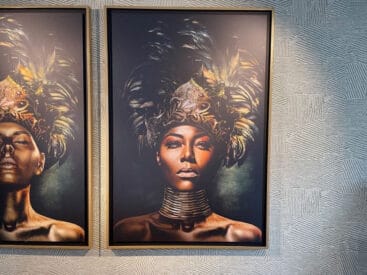 Cobra Art Queen of the night Schilderij Showroommodel 1