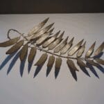 Creativ Farn versilbert Schaal Showroommodel 1