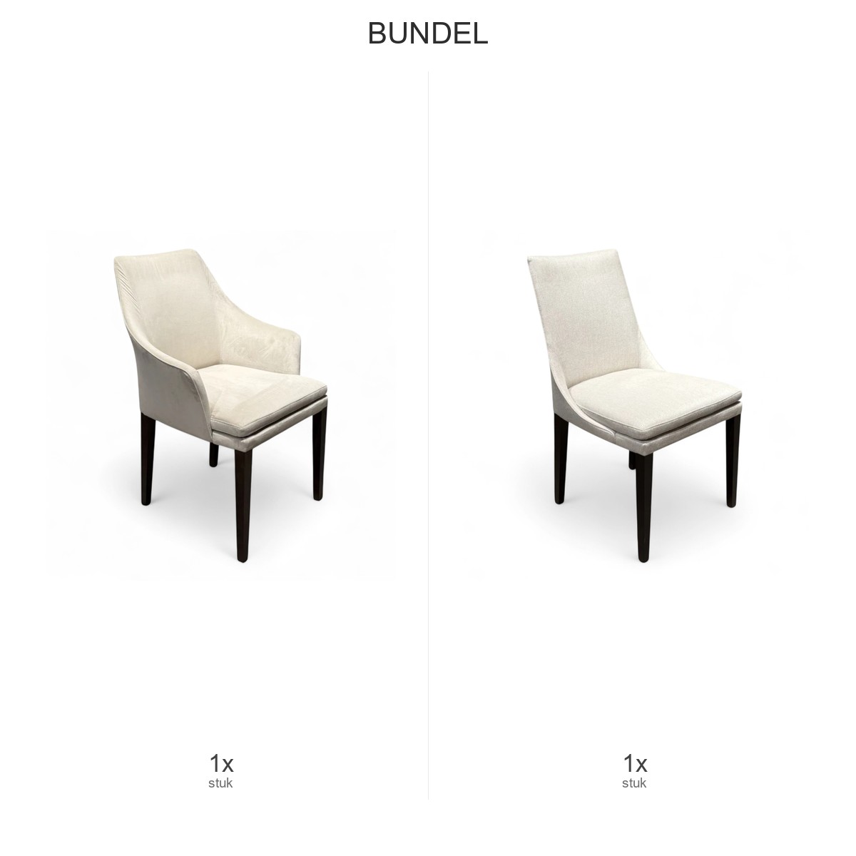 COMBI DEAL: Set eetkamerstoelen BW Bielefelder Werkstätten