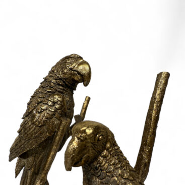 Decoratie Ornament Parrot polyresin - Kersten B.V. — productfoto op witte achtergrond