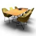 Eetkamertafel Flow IP T-130-401 - IP Design — productfoto op witte achtergrond